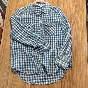 Sundance Blue Casual Button Down Shirt